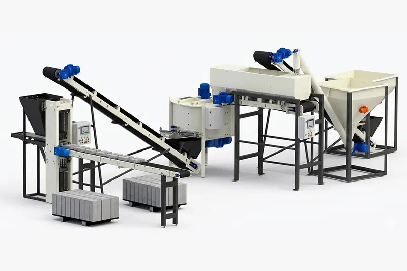 АМК-260 - завод для производства лего кирпича